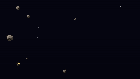 Asteroid belt mining field