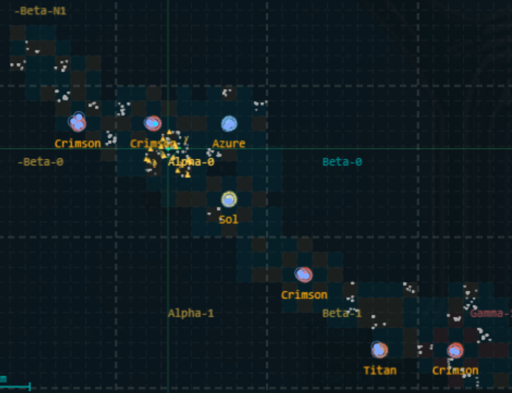 Galaxy map - sector overview