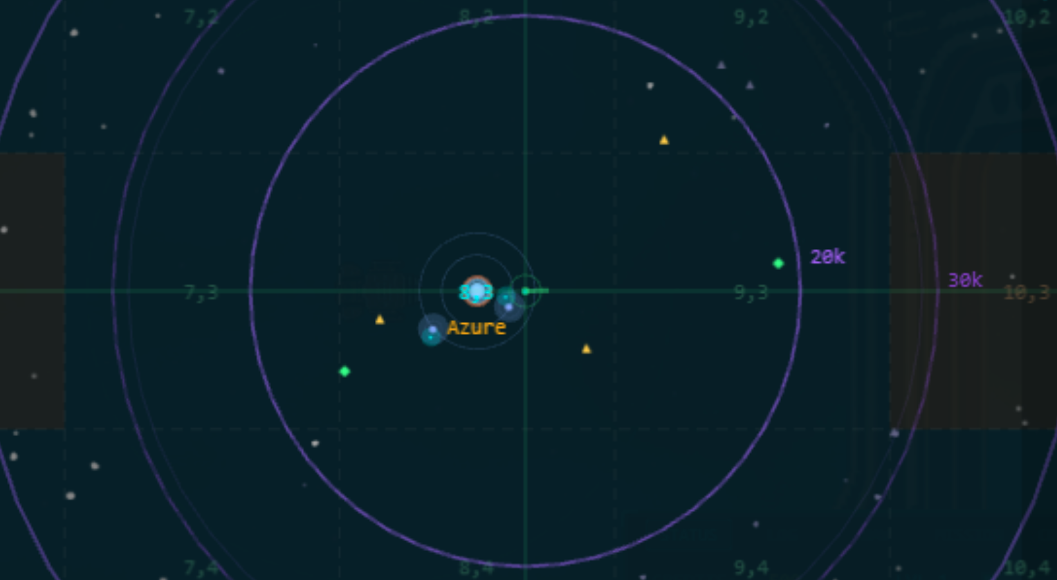 Galaxy map - navigation view